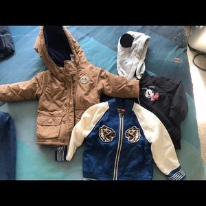 3 boys jackets lot